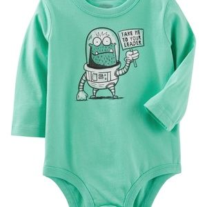 Oshkosh B’Gosh 9-12 Months Alien Bodysuit